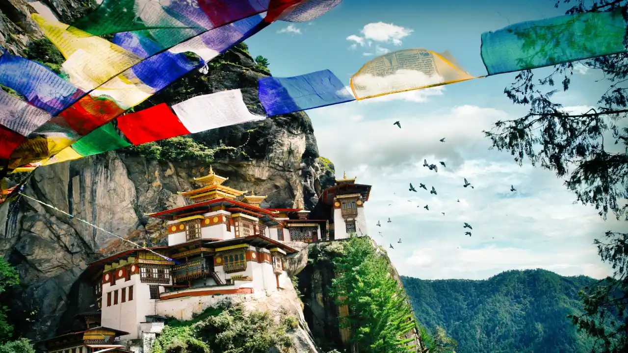 Bhutan-Rundreise, Tiger-Nest in Paro