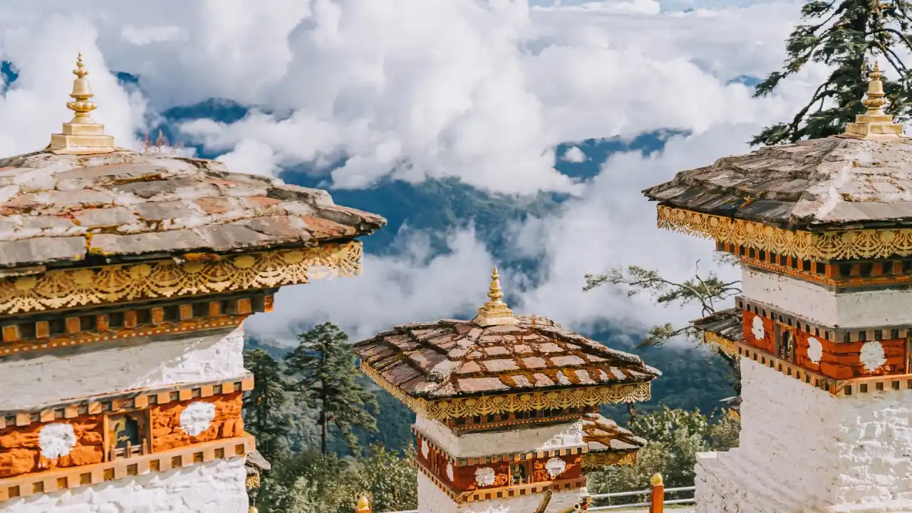 Dochula Pass in Bhutan-Rundreise